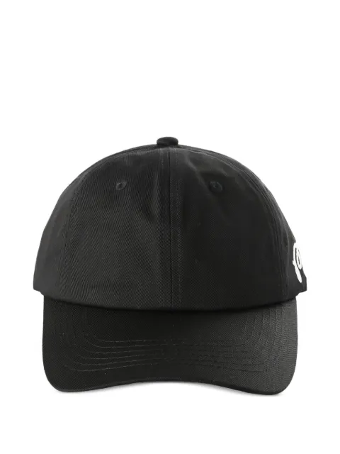 Malbon Golf logo-embroidered cap Black ME0022BLK