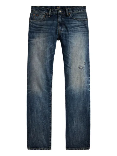 Polo Ralph Lauren repaired-detail cotton jeans Blue 710979382001