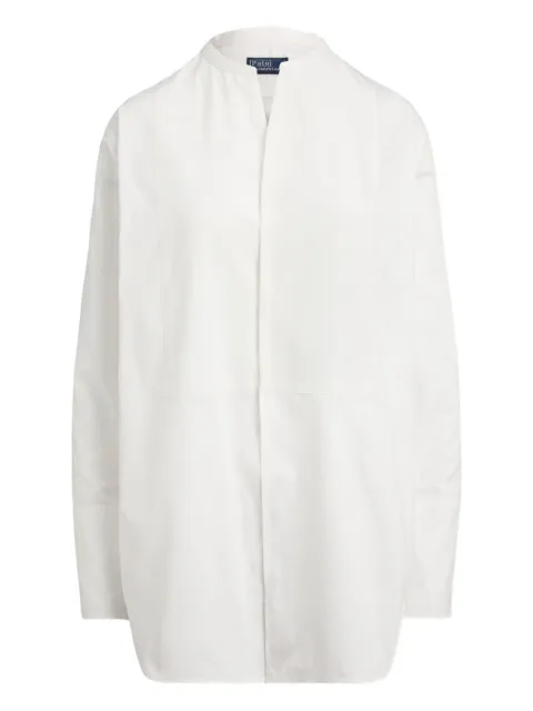 Polo Ralph Lauren mandarin-collar cotton shirt White 211A99953001