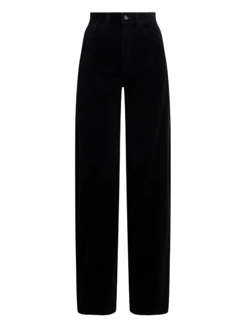 Polo Ralph Lauren corduroy wide-leg trousers Black 211A87463006