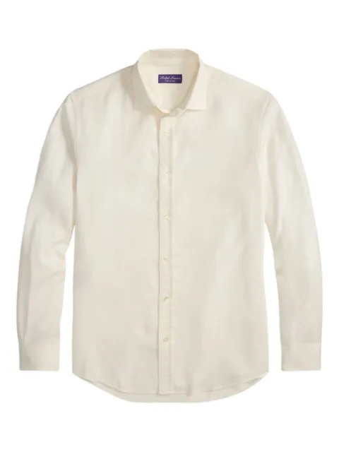 Ralph Lauren Purple Label flannel shirt Neutrals 790982376001