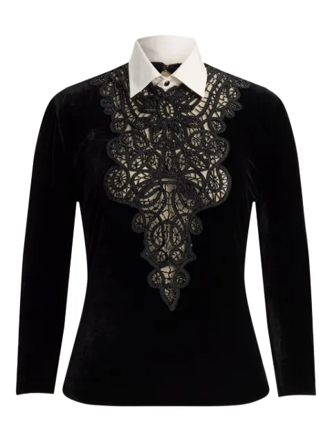 Ralph Lauren Collection beaded-embellishment top Black 290P07038001