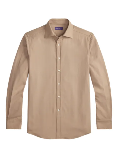 Ralph Lauren Purple Label long-sleeve cotton shirt Neutrals 790982386001