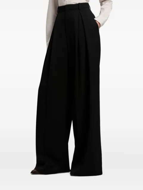 Ralph Lauren Collection pleated wide-leg trousers Black 290P08406001