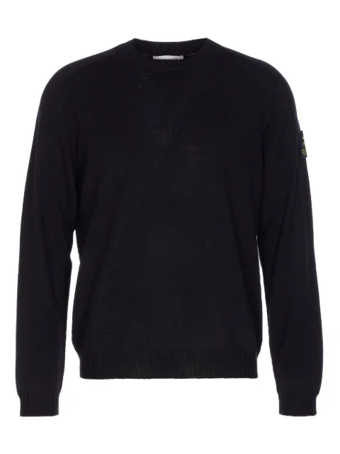 Premiata patch-pocket crew-neck sweater Black PMG21BLACK