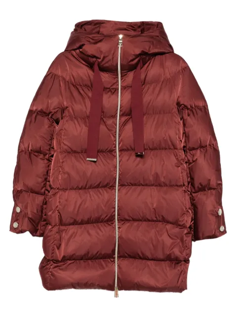 Herno hooded quilted coat Red PI1304D12170Z