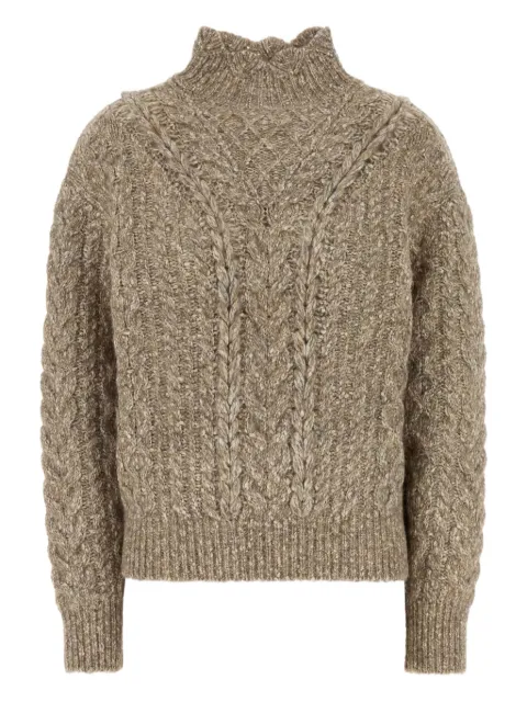 ISABEL MARANT Bolinea jumper Brown PU0731FAC3L02E