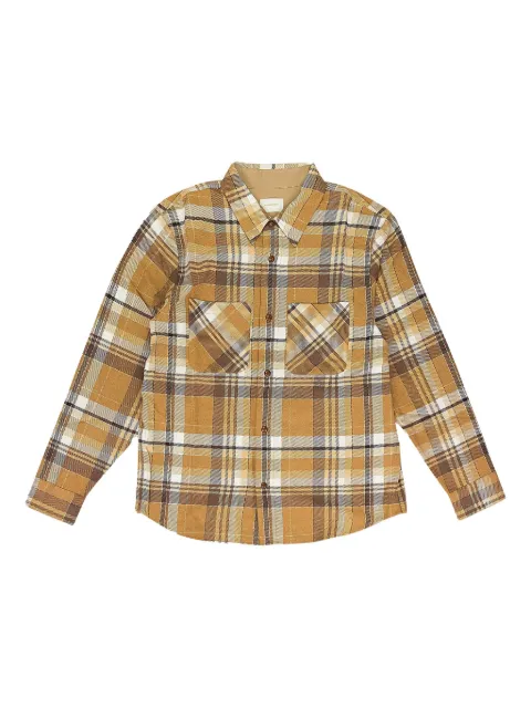 Aimé Leon Dore plaid-pattern shirt Brown ALDMTPS0063