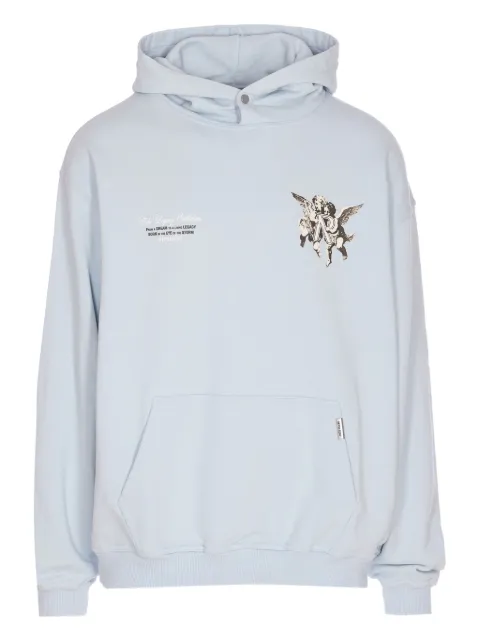 Represent Legacy Cherubs printed cotton hoodie Blue MLM10037008