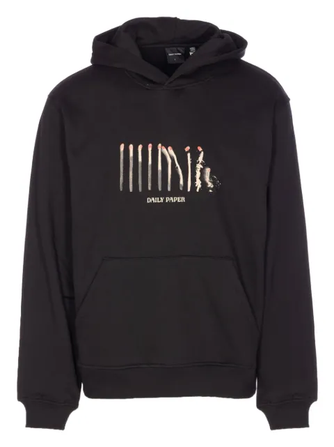 Daily Paper printed hoodie Black 2521100BLACK