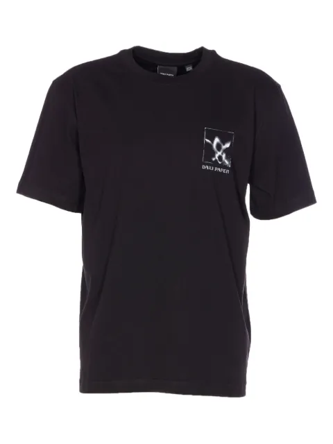 Daily Paper Shadow Grid print T-shirt Black 2521099