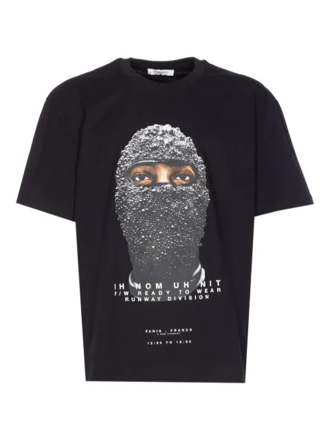 Ih Nom Uh Nit mask-print T-shirt Black NUW25265009