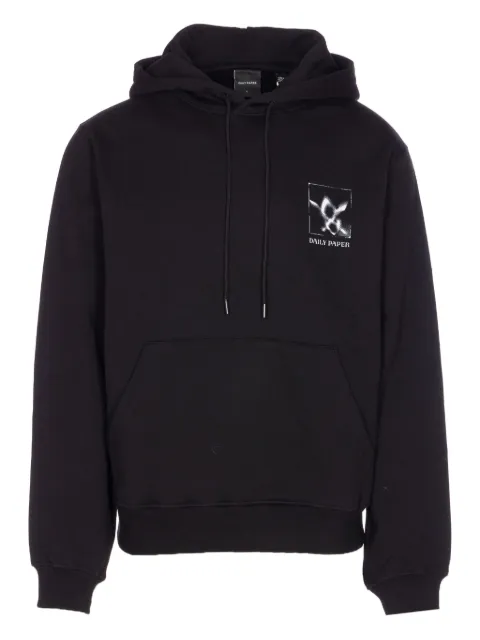 Daily Paper Shadow Grid logo hoodie Black 2521098