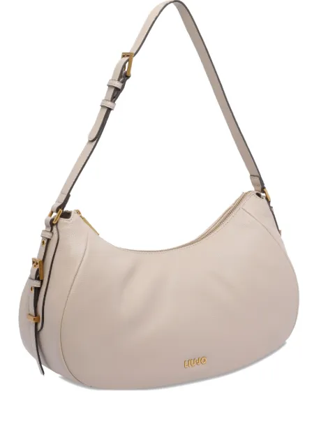 LIU JO zip-fastening curved shoulder bag Neutrals AF5047E005851308