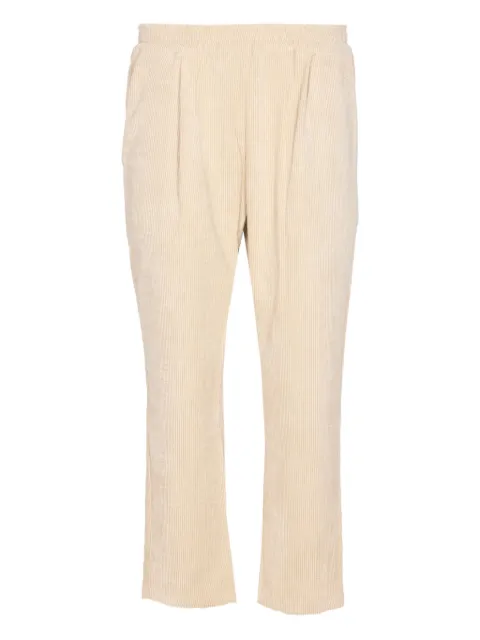 Family First elastic-waist corduroy trousers Neutrals PF2502WHITE