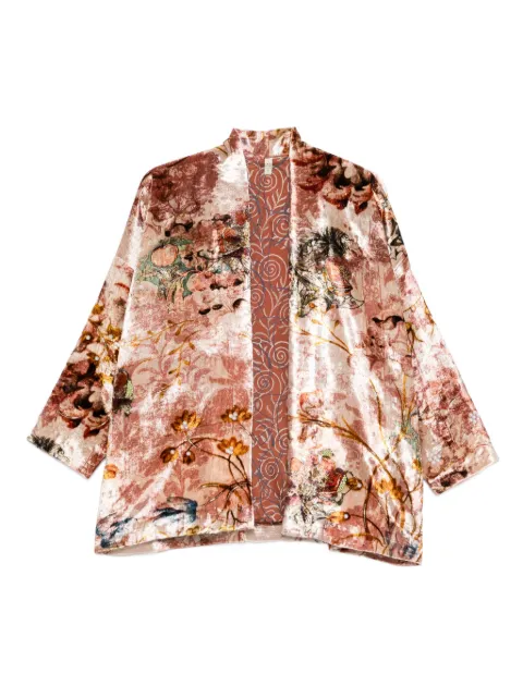 YAVI floral-print jacket Pink YC19JKT104