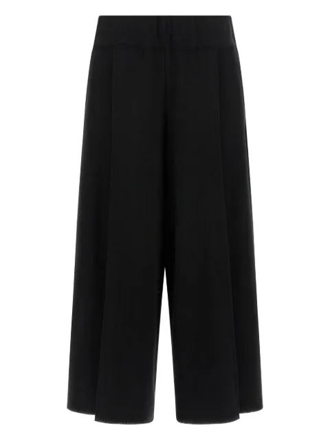 Issey Miyake pleated-details trousers Black IM58KF356