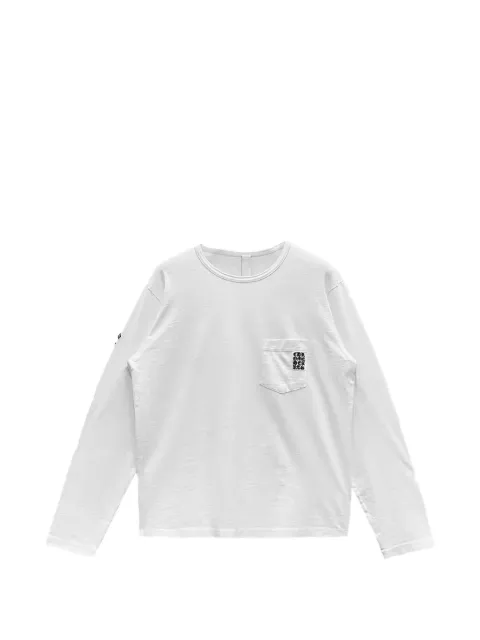 Chrome Hearts logo-embroidered long-sleeve T-shirt White CHRM0157