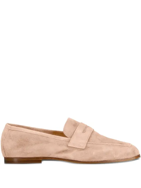 SOPHIQUE Essenziale penny suede loafers Neutrals E01919SAND