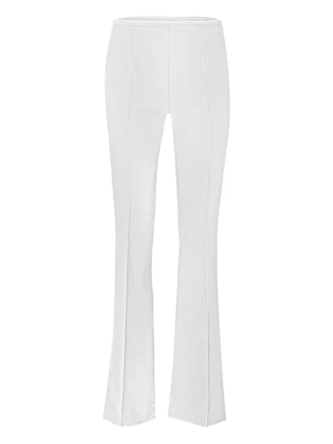 Michael Kors Collection Brooke high-waisted flared trousers White CPA7170010OPTICWHT