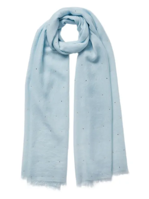 Jane Carr The Crystal scarf Blue 2401184303