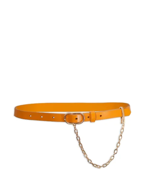 FRAME oval-buckle chain-detail belt Orange LWBT0247