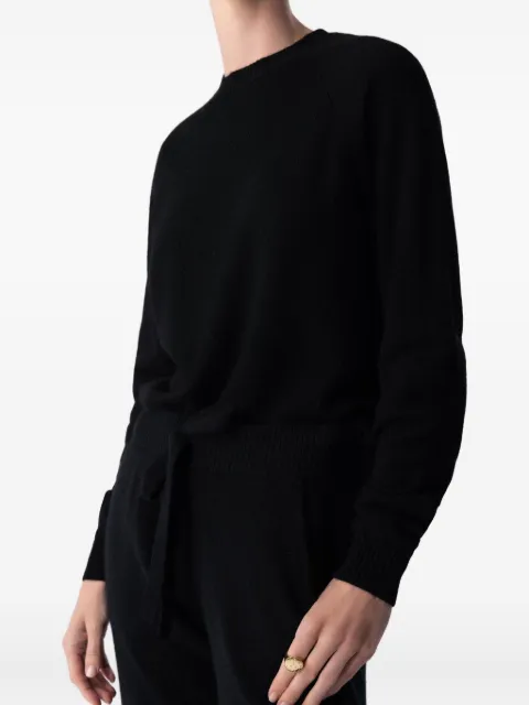 MINNIE ROSE crew-neck sweater Black YR72189001
