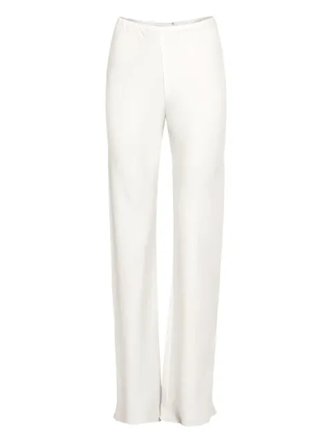 Peter Cohen bias-cut wide-leg trousers Neutrals 2084FPCREAM