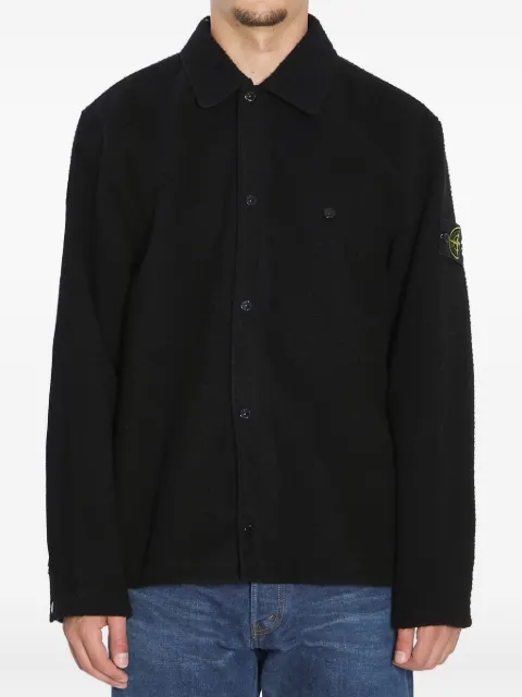 Stone Island long-sleeves shirt Black K2S151200021S0214