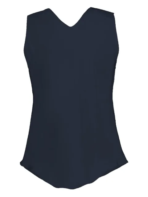 Peter Cohen Flick round-neck sleeveless tank top Blue 3817FPNAV