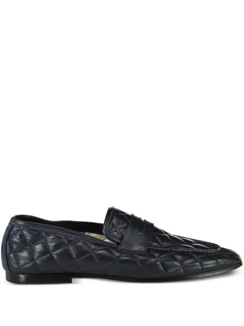 SOPHIQUE Essenziale quilted loafers Blue EQUI002NAVY