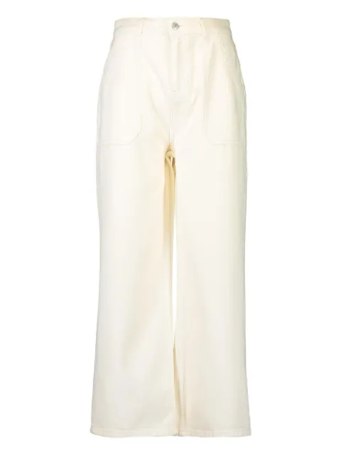 Christy Lynn Dorian pocket-detail trousers Neutrals CLP92