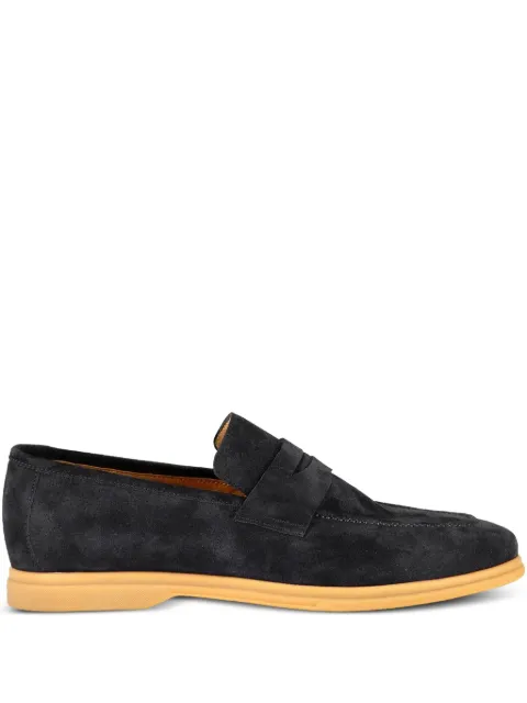 Eleventy penny suede loafers Blue I77SCAI10SCA0I01511