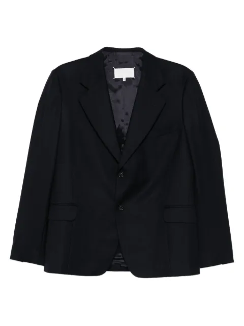 Maison Margiela single-breasted blazer Blue S67BN0057M35504