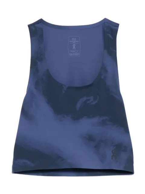 On scoop-neck tank top Blue 1WF30723959