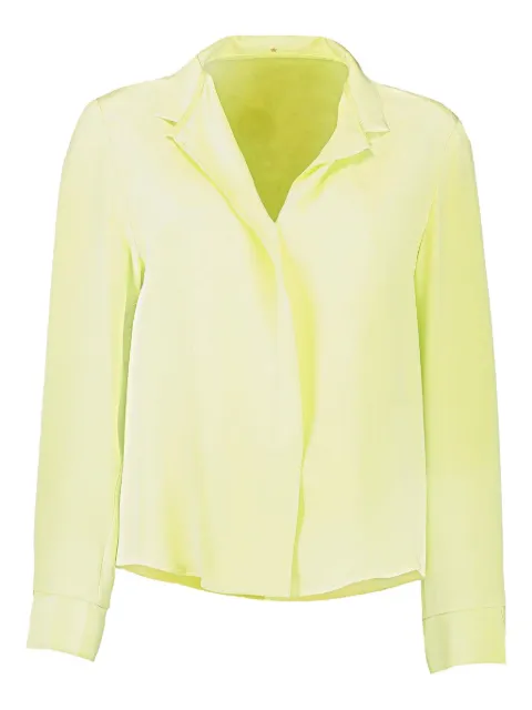 Peter Cohen point-collar long-sleeve shirt Green 3904FPPIS