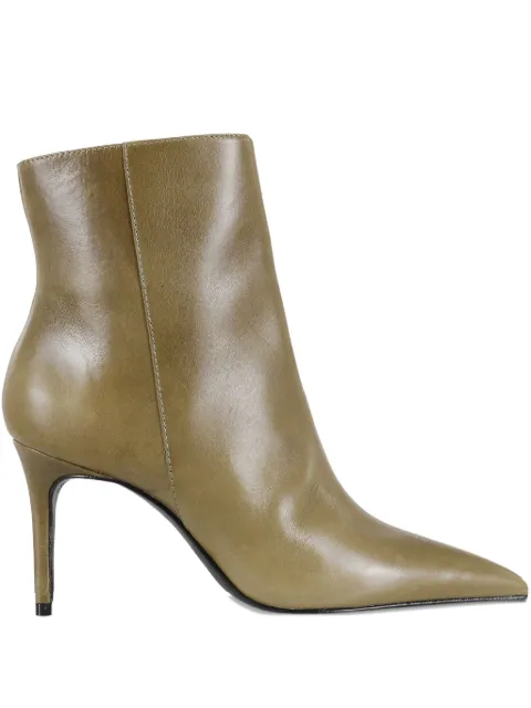 Schutz pointed-toe zip-fastening boots Green S2205900020019097