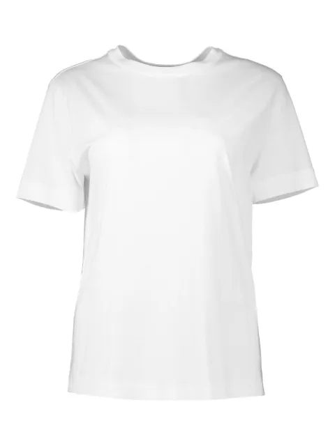 Brunello Cucinelli monili trim cotton T-shirt White MPT81BI100C6159