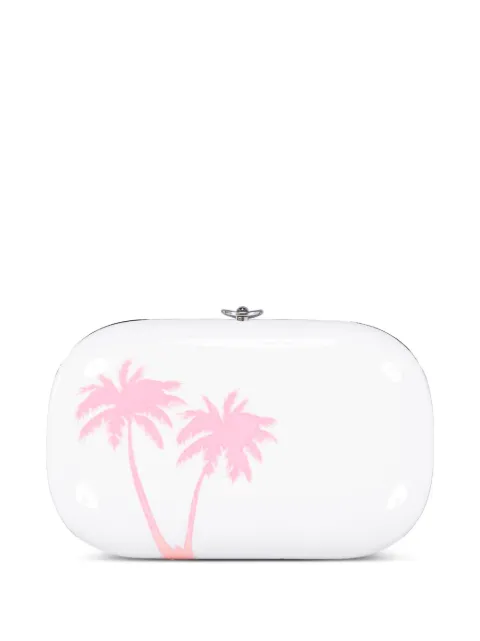 Jeffrey Levinson Elina Plus clutch bag White EP60004ASPRKLGPNKPALMS