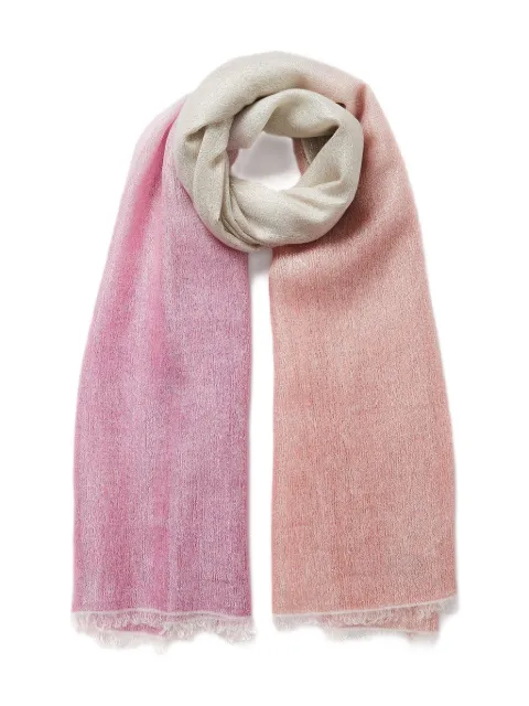 Jane Carr ombre-effect scarf Pink 240172B7207