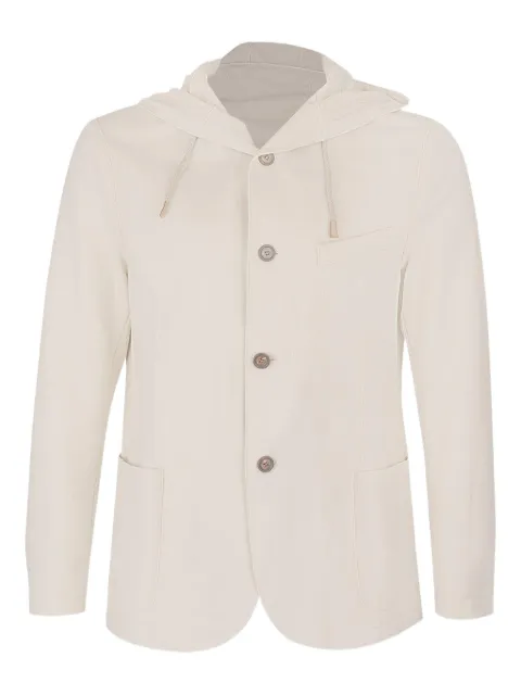 Eleventy hooded buttoned blazer Neutrals K70GIAD02BTCRNJAC2500102NNN