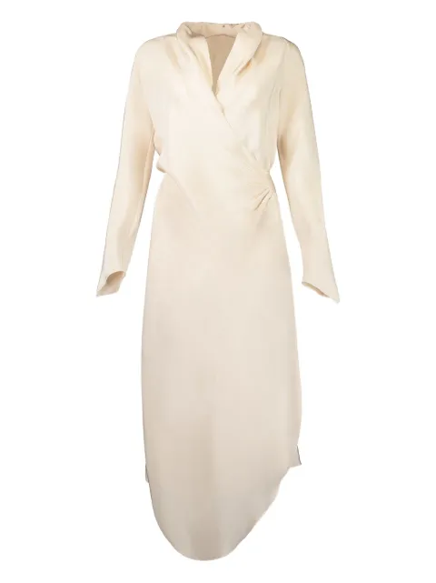 Peter Cohen Victor asymmetric midi dress Yellow 3088FPTUSK