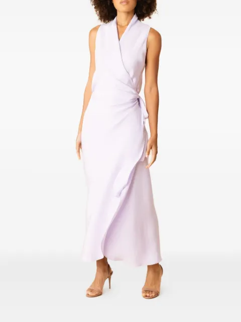 Peter Cohen Nikki wrap sleeveless dress Pink 3702FPLOTUS