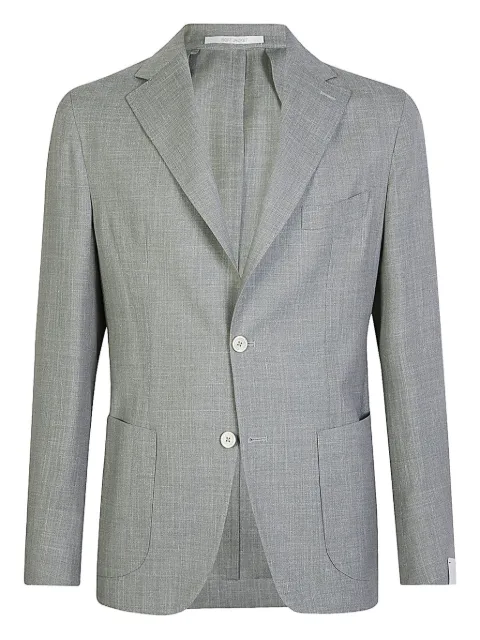 Eleventy single-breasted patch-pocket blazer Grey K75GIAC12BTCCTES0I04507