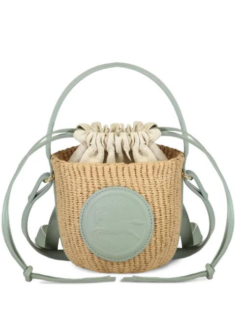 Chloé xMifuko small Horse Medal bucket bag Neutrals CH25US593O8