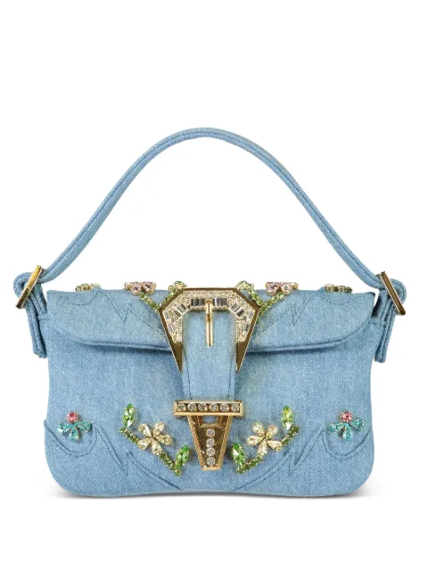 Gedebe mini Habibi tote bag Blue MINIHBBRODDNMSS25DENIM