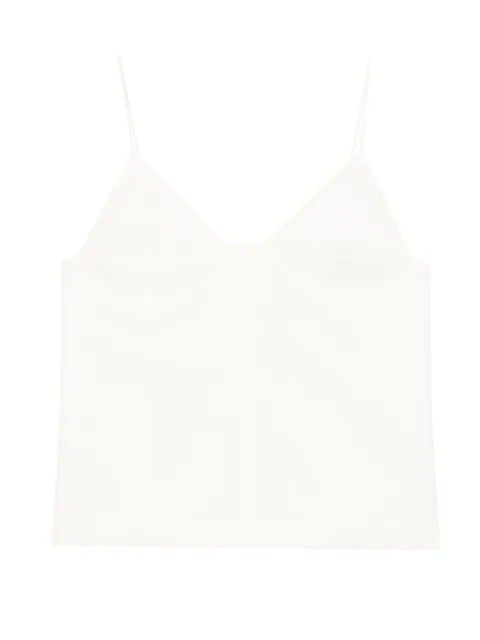 Brandon Maxwell spaghetti-strap top Neutrals TP595PS26