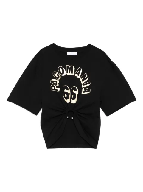 Rabanne ring-detail T-shirt Black 26PJTE030CO055524256