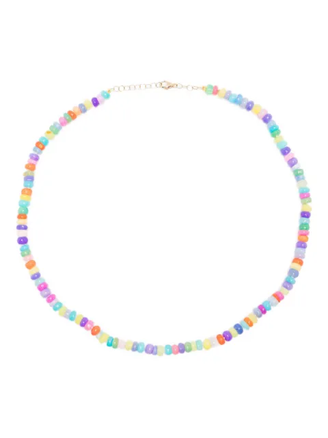 JIA JIA Jumbo Rainbow beaded necklace Blue JJNOP122