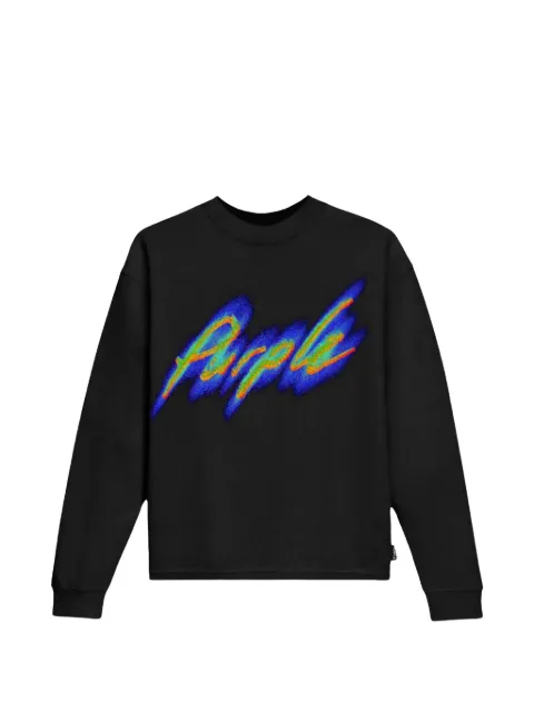 Purple Brand long-sleeve T-shirt Black P204JBBS123